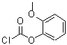 structure of CAS# 2293-75-6, 2-Methoxyphenyl carbonochloridate;2-METHOXYPHENYL CHLOROFORMATE;2-METHOXYPHENYLCHLOROFORMATE;518433_ALDRICH