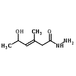 CAS#: 22936-95-4， (3E)-5-Hydroxy-3-Methyl-3-Hexenehydrazide