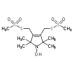 CAS#: 229621-21-0， S,S'-[(1-Hydroxy-2,2,5,5-tetramethyl-2,5-dihydro-1H-pyrrole-3,4-diyl)bis(methylene)] dimethanesulfonothioate