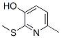 CAS#: 23003-25-0， 6-Methyl-2-(Methylthio)-3-Pyridinol