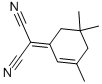 structure of CAS# 23051-44-7, 3-Dicyanomethylene-1,5,5-trimethylcyclohex-1-ene;2-(3,5,5-Trimethyl-1-Cyclohex-2-Enylidene)Malononitrile;Zinc01716007;(3,5,5-Trimethyl-2-Cyclohexen-1-Ylidene)Propanedinitrile