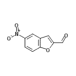 structure of CAS# 23145-18-8, 5-Nitro-1-Benzofuran-2-Carbaldehyde;5-nitro-1-benzofuran-2-carbaldehyde;5-nitrobenzo[b]furan-2-carbaldehyde;5-nitrobenzofuran-2-carbaldehyde