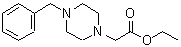 structure of CAS# 23173-76-4, Ethyl (4-Benzyl-1-Piperazinyl)Acetate;1-BENZYL-4-(ETHOXYCARBONYLMETHYL)PIPERAZINE;ethyl 2-(4-benzylpiperazin-1-yl)acetate;ethyl 2-[4-benzylpiperazinyl]acetate