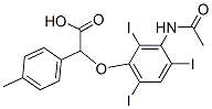 CAS#: 23189-44-8， 2-[3-(Acetylamino)-2,4,6-Triiodophenoxy]-2-(p-Tolyl)Acetic Acid