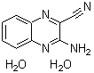 结构式 CAS# 23190-84-3, 3-氨基-2-喹喔啉甲腈二水合物