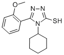 CAS#: 23195-34-8， 4-Cyclohexyl-2,4-Dihydro-5-(2-Methoxyphenyl)-3H-1,2,4-Triazole-3-Thione