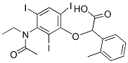 CAS#: 23197-59-3， 2-[3-(N-Ethylacetylamino)-2,4,6-Triiodophenoxy]-2-(o-Tolyl)Acetic Acid