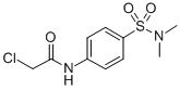 结构式 CAS# 23280-39-9, 2-氯-4’-(二甲基氨基磺酰基)-乙酰苯胺