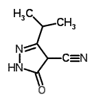 CAS#: 23286-56-8， 3-Isopropyl-5-Oxo-4,5-Dihydro-1H-Pyrazole-4-Carbonitrile
