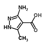 CAS 登录号：23286-64-8， 3-氨基-5-甲基-1H-吡唑-4-羧酸
