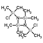 CAS#: 2329-10-4， 1,3-Bis[chloro(dimethyl)silyl]-2,2,4,4-tetramethyl-1,3,2,4-diazadisiletidine