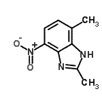 CAS#: 23291-70-5， 2,4-Dimethyl-7-Nitro-1H-Benzimidazole