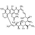 CAS#: 23344-17-4， Methyl (7Z,9E,11R,12R,13R,14R,15R,16R,17S,18R,19R,20Z)-2-acetoxy-12,14,16,18,19,31-hexahydroxy-3,7,11,13,17,19,21,27-octamethyl-6,28-dioxo-23,25-dioxa-5-azatetracyclo[20.7.1.1<sup>4,29</sup>.0<sup>26,30</sup>]hentriaconta-1,3,7,9,20,22(30),26,29(31)-octaene-15-carboxylate