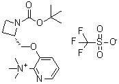 CAS#: 233766-75-1， N,N,N-Trimethyl-3-{[(2S)-1-{[(2-Methyl-2-Propanyl)Oxy]Carbonyl}-2-Azetidinyl]Methoxy}-2-Pyridinaminium Trifluoromethanesulfonate