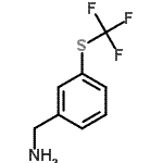 结构式 CAS# 234450-33-0, 1-{3-[(三氟甲基)硫基]苯基}甲胺