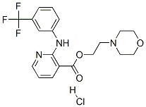 CAS#: 23476-71-3， 2-[[3-(Trifluoromethyl)phenyl]amino]-3-Pyridinecarboxylic acid 2-(4-morpholinyl)ethyl ester hydrochloride