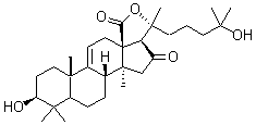 CAS#: 23519-00-8， 3beta,20,25-Trihydroxy-16-Oxo-5alpha-Lanost-9(11)-En-18-Oic Acid gamma-Lactone