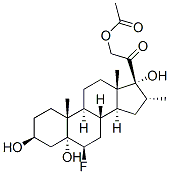 CAS#: 2353-58-4， 6b-fluoro-3b,5,17,21-Tetrahydroxy-16a-methyl-5a-Pregnan-20-one 21-acetate