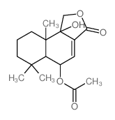 CAS#: 23599-46-4， [5R,(-)]-5-Acetoxy-5,5aalpha,6,7,8,9,9a,9b-Octahydro-9balpha-Hydroxy-6,6,9abeta-Trimethylnaphtho[1,2-c]Furan-3(1H)-One