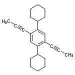 CAS#: 236407-35-5， 1,4-Dicyclohexyl-2,5-Di(1-Propyn-1-Yl)Benzene