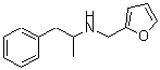structure of CAS# 23656-74-8, N-Furfuryl-alpha-Methylbenzeneethanamine;N-(2-Furylmethyl)-1-Phenyl-Propan-2-Amine;N-(2-Furylmethyl)-1-Phenylpropan-2-Amine;2-Furylmethyl-(1-Methyl-2-Phenyl-Ethyl)Amine