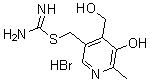 CAS#: 23679-46-1， 2-[[5-Hydroxy-4-(hydroxymethyl)-6-methyl-3-pyridyl]methyl]-2-thio-Pseudourea monohydrobromide