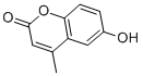 structure of CAS# 2373-31-1, 6-Hydroxy-4-Methyl-2H-1-Benzopyran-2-One;6-Hydroxy-4-Methyl-Chromen-2-One;6-Hydroxy-4-Methyl-2-Chromenone;6-Hydroxy-4-Methyl-Coumarin