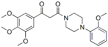 CAS#: 23776-29-6， 1-(2-Methoxyphenyl)-4-[3-(3,4,5-Trimethoxyphenyl)-1,3-Dioxopropyl]Piperazine