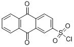 structure of CAS# 2381-23-9, 9,10-Dioxoanthracene-2-Sulfonyl Chloride;9,10-Dioxo-2-Anthracenesulfonyl Chloride;9,10-Diketoanthracene-2-Sulfonyl Chloride;2-Anthraquinonesulfonyl Chloride
