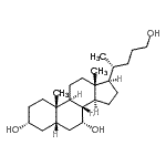 CAS#: 23848-46-6， (3alpha,5beta,7alpha)-Cholane-3,7,24-Triol