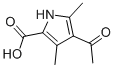 structure of CAS# 2386-28-9, 4-Acetyl-3,5-Dimethyl-1H-Pyrrole-2-Carboxylic acid;4-Ethanoyl-3,5-Dimethyl-1H-Pyrrole-2-Carboxylate;Zinc00062274