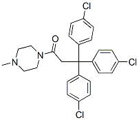 CAS#: 2390-22-9， 3,3,3-Tris(4-Chlorophenyl)-1-(4-Methylpiperazin-1-Yl)Propan-1-One