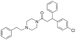 CAS#: 23902-89-8， 3-(4-Chlorophenyl)-3-Phenyl-1-(4-Phenethyl-1-Piperazinyl)-1-Propanone