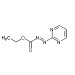 CAS#: 239077-01-1， Ethyl (E)-2-pyrimidinyldiazenecarboxylate