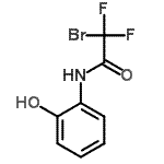 结构式 CAS# 239136-81-3, 2-溴-2,2-二氟-N-(2-羟基苯基)乙酰胺