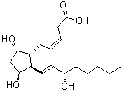CAS#: 240405-20-3， (3Z)-5-{(1R,2R,3S,5S)-3,5-Dihydroxy-2-[(1E,3S)-3-Hydroxy-1-Octen-1-Yl]Cyclopentyl}-3-Pentenoic Acid