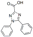 structure of CAS# 24058-92-2, 1,5-Diphenyl-1H-[1,2,4]Triazole-3-Carboxylic Acid;Zinc00151998