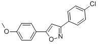 CAS#: 24097-19-6， 3-(4-Chlorophenyl)-5-(4-Methoxyphenyl)Isoxazole
