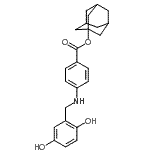CAS#: 241127-58-2， Adamantan-1-Yl 4-[(2,5-Dihydroxybenzyl)Amino]Benzoate