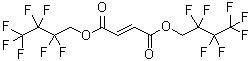 结构式 CAS# 24120-17-0, (2E)-2-丁烯二酸二(2,2,3,3,4,4,4-七氟丁基)酯