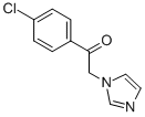 结构式 CAS# 24155-32-6, 1-(4-氯苯基)-2-(1H-咪唑-1-基)-1-乙酮