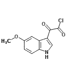 CAS#: 2426-19-9， (5-Methoxy-1H-Indol-3-Yl)(Oxo)Acetyl Chloride