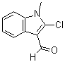 structure of CAS# 24279-74-1, 2-Chloro-1-Methyl-Indole-3-Carbaldehyde;2-Chloro-1-Methyl-Indole-3-Carbaldehyde;2-Chloro-1-Methyl-3-Indolecarboxaldehyde;Nsc234523