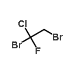 结构式 CAS# 243139-69-7, 1,2-二溴-1-氯-1-氟乙烷