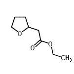 structure of CAS# 2434-02-8, Ethyl Tetrahydro-2-Furanylacetate;2434/2/8;Ethyl tetrahydro-2-furanylacetate #;Ethyl Tetrahydrofuran-2-acetate