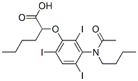 CAS#: 24340-22-5， 2-[[3-(N-Butylacetylamino)-2,4,6-Triiodophenyl]Oxy]Hexanoic Acid