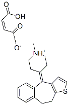 CAS#: 24359-22-6， 4-(9,10-Dihydro-4H-Benzo[4,5]Cyclohepta[1,2-b]Thien-4-Ylidene)-1-Methylpiperidinium Hydrogen Maleate
