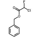 structure of CAS# 243659-11-2, Benzyl Chloro(Fluoro)Acetate;benzyl 2-chloro-2-fluoroacetate;Benzyl chlorofluoroacetate;Benzyl chlorofluoroacetate 97%