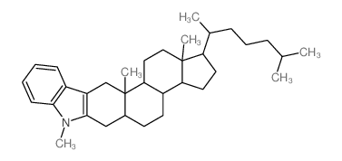 CAS#: 2439-69-2， (5alpha)-1'-Methyl-1'H-Cholest-2-Eno[3,2-b]Indole