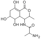 CAS#: 24397-89-5， (2S)-2-Amino-N-[(3R,4R,4aR,5R,6R)-3,4,4a,5,6,7-hexahydro-5,6,8-trihydroxy-3-methyl-1-oxo-1H-2-benzopyran-4-yl]-Propanamide